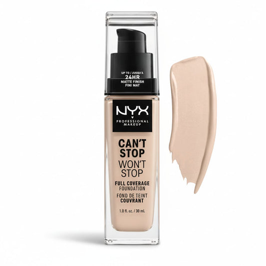 NYX Can't Stop Won't Stop Full Coverage Foundation 02 Alabaster