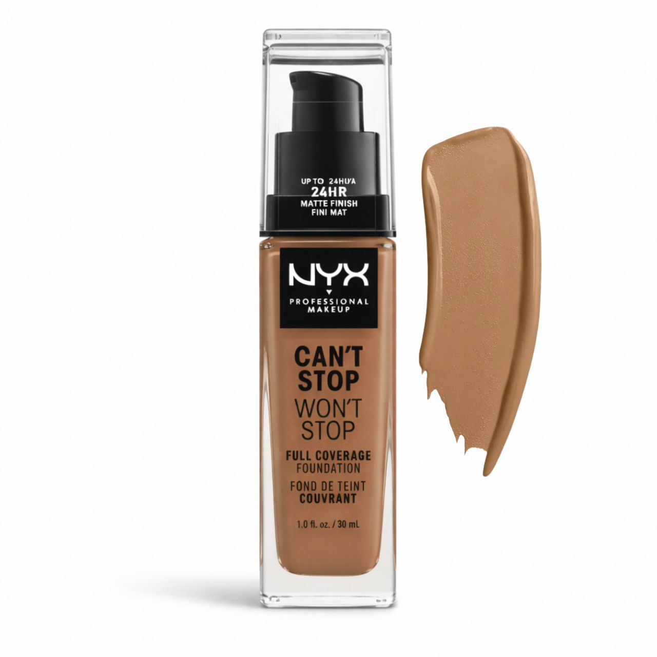 NYX Can't Stop Won't Stop Full Coverage Foundation 15.5 Cinnamon