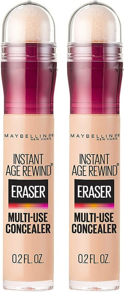 Maybelline Instant Age Rewind Eraser Dark Circle Treatment Concealer - 120 Light (2-Pack)