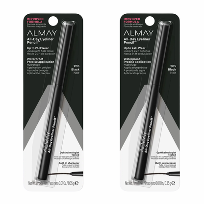 Almay Eyeliner Pencil - 205 Black (2-Pack)