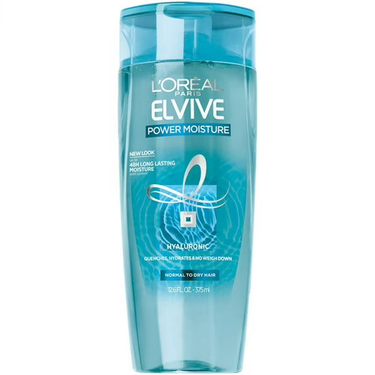 Loreal Elvive Power Moisture Hydrating Shampoo 12.6 fl. Oz.