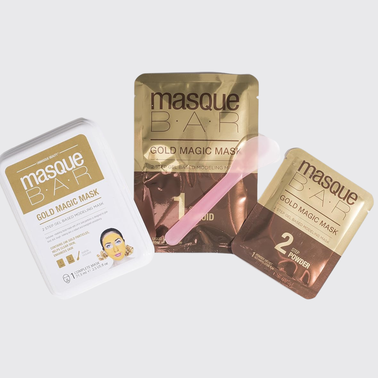 Masque Bar Gold Magic 2 Step Mask Kit 2.5 fl oz