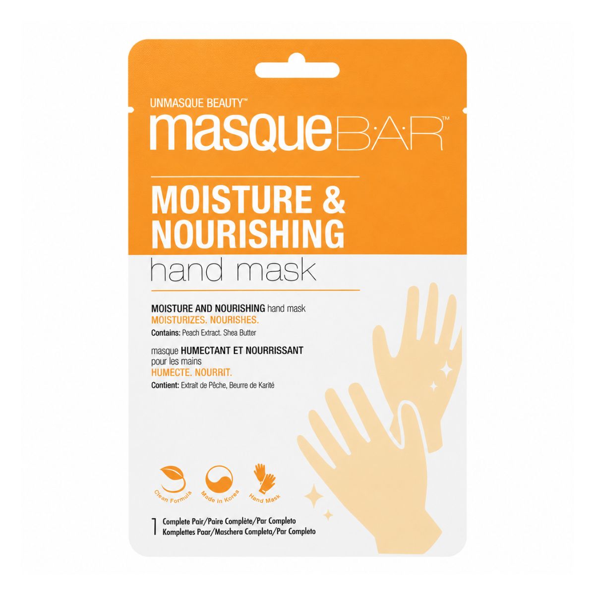 Masque Bar Moisture & Nourishing Hand Mask with Polyglutamic Acid