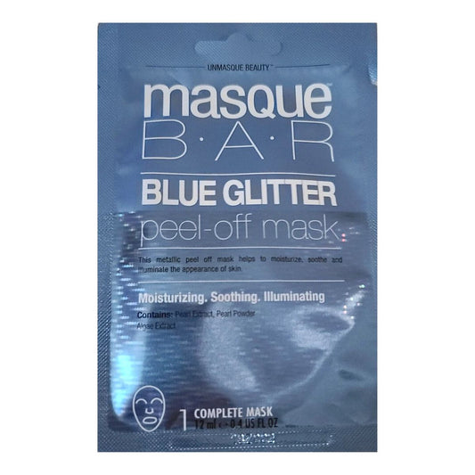 Masque Bar Blue Glitter Peel-off Mask