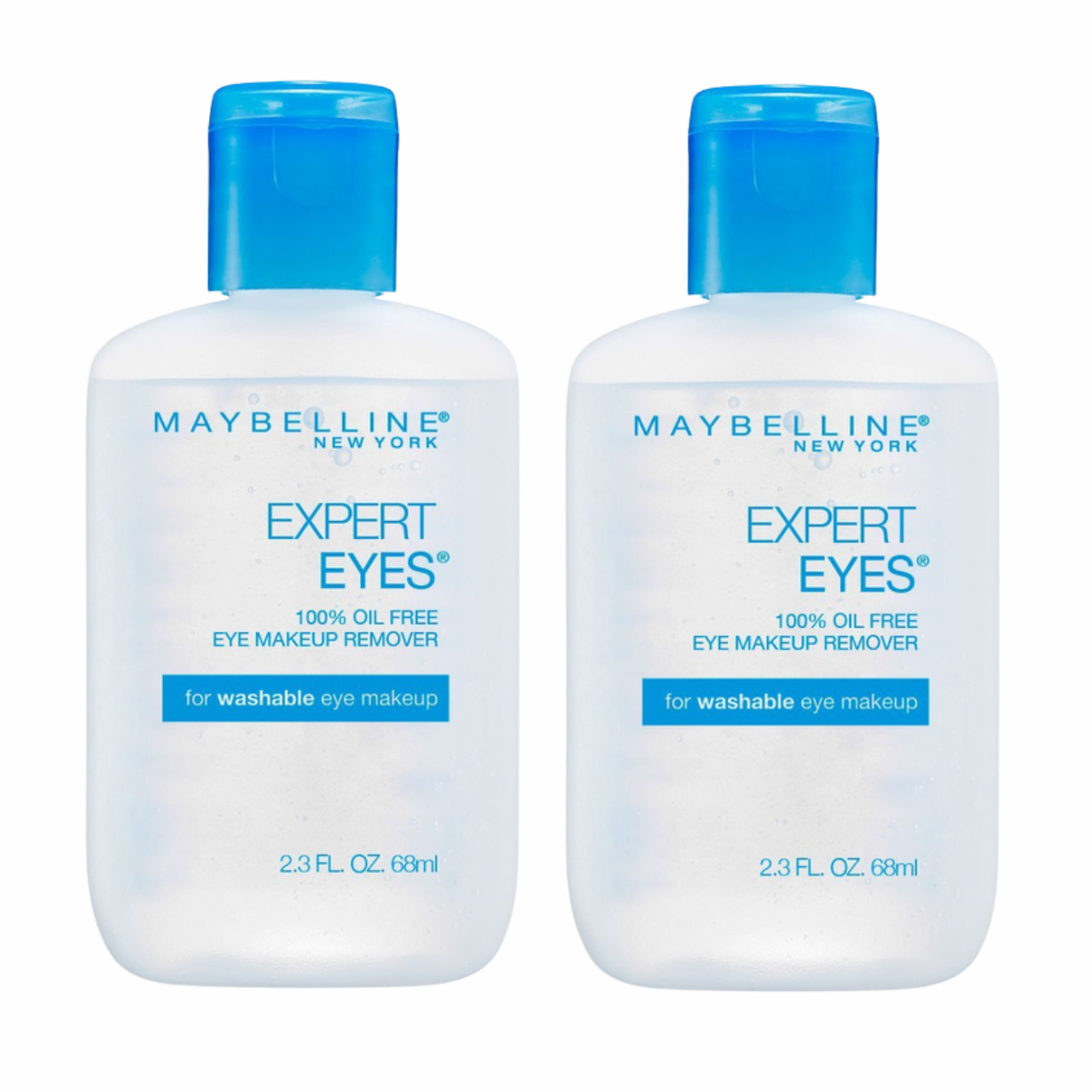 Maybelline Expert Eyes 100% Oil Free Eye Makeup Remover 2.3 Fl Oz (2-Pack)
