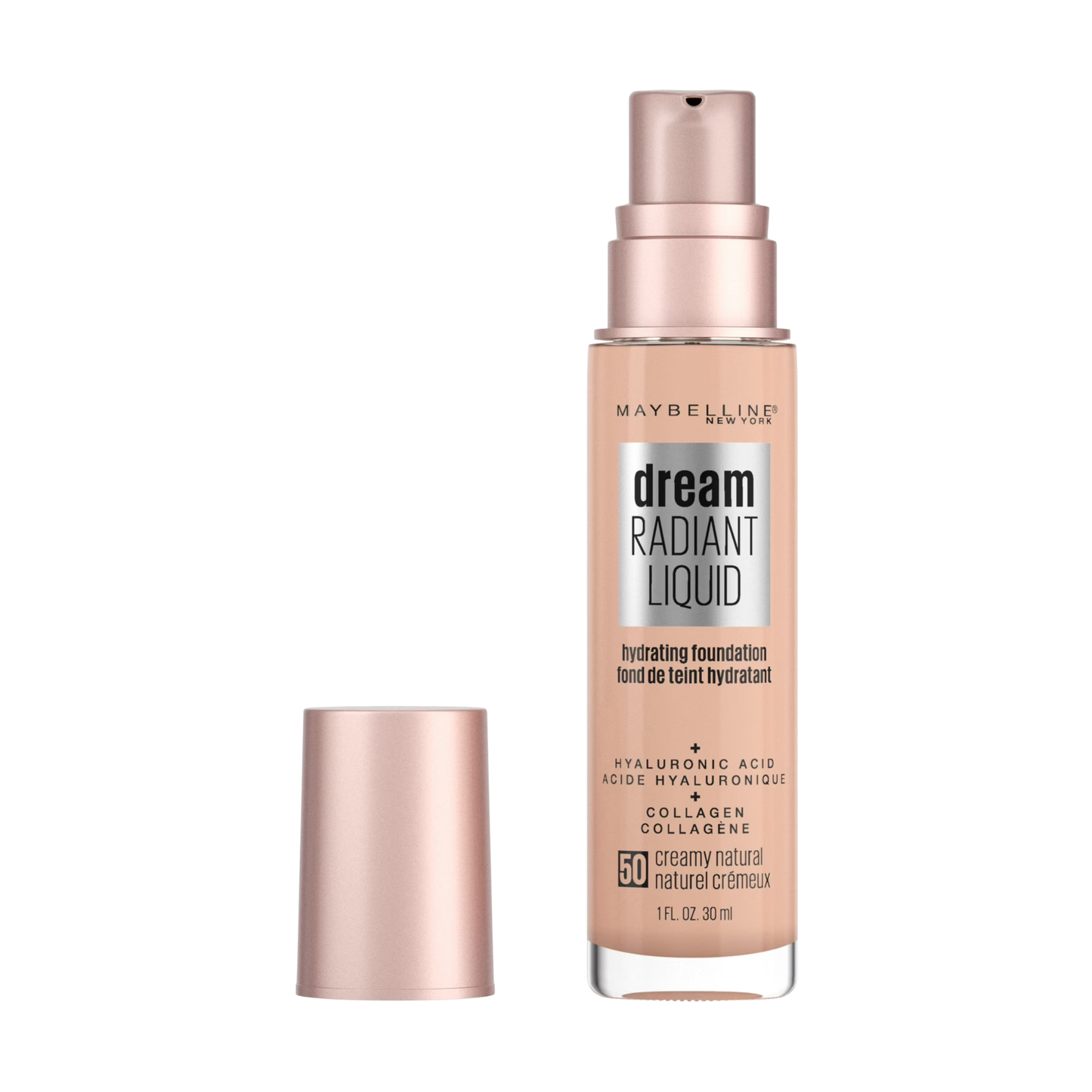 Maybelline Dream Radiant Liquid Hydrating Foundation 50 Creamy Natural