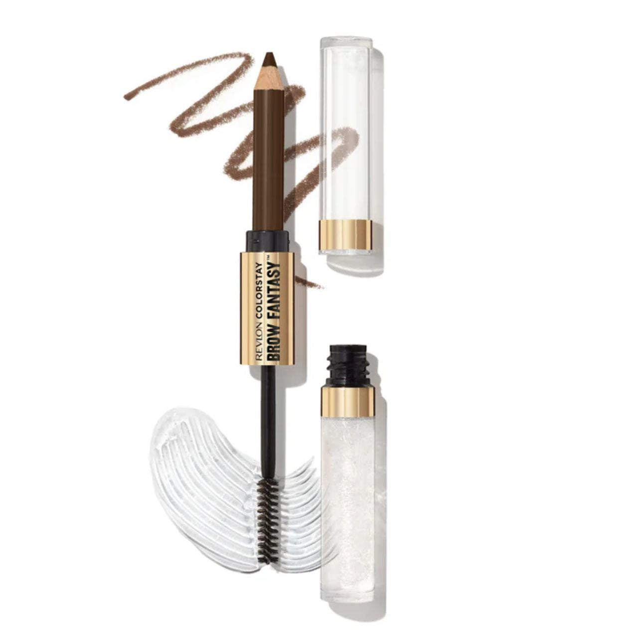 Revlon Brow Fantasy Pencil & Clear Gel 003 Medium Brown