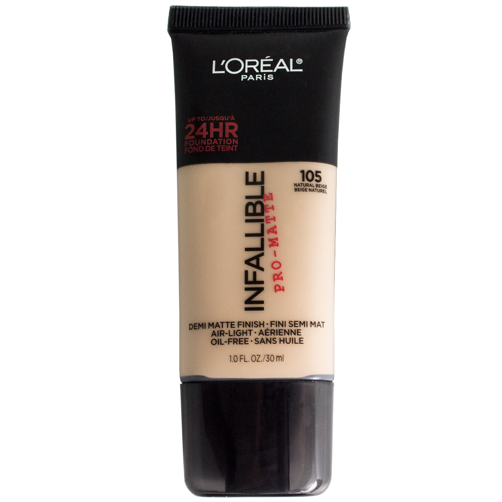 Loreal Infallible Pro-Matte 24hr Foundation 105 Natural Beige