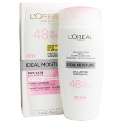 Loreal Ideal Moisture Day Lotion for Dry Skin SPF25 - 4 Fl Oz.