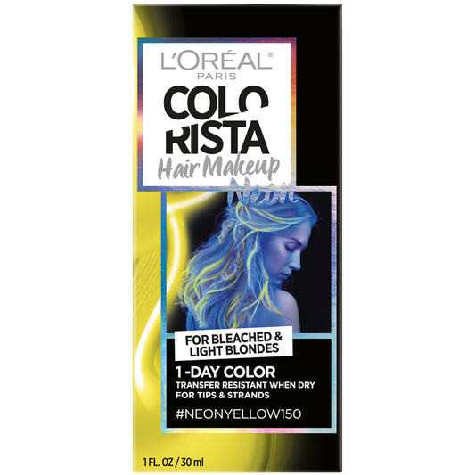 Loreal Colorista Hair Makeup 1-Day Haircolor 150 Neon Yellow