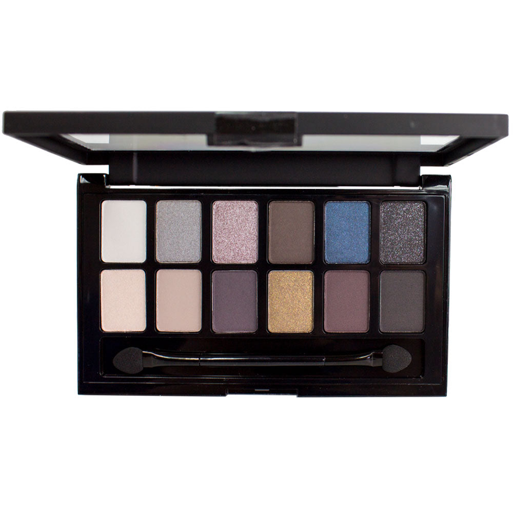 Maybelline 12-Pan Eyeshadow Palette - The Rock Nudes