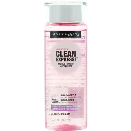 Maybelline Clean Express! Oil-Free Classic Eye Makeup Remover 4 oz (2-Pack)