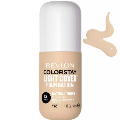 Revlon ColorStay Light Cover Liquid Foundation SPF30 130 Porcelain