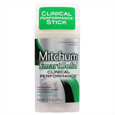 Mitchum Smart Solid Clinical Performance Deodorant, Unscented