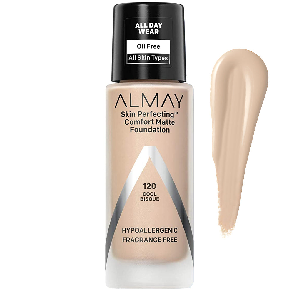 Almay Skin Perfecting Comfort Matte Foundation 120 Cool Bisque