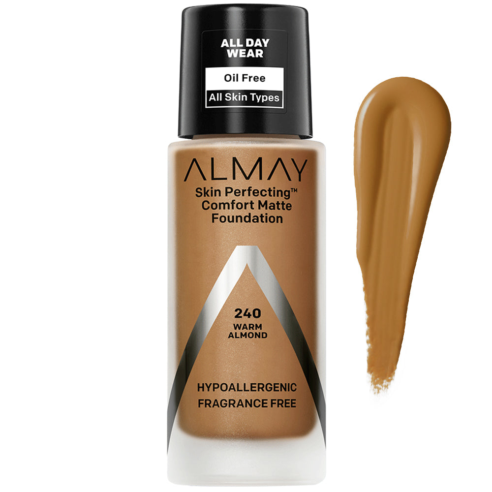 Almay Skin Perfecting Comfort Matte Foundation 240 Warm Almond