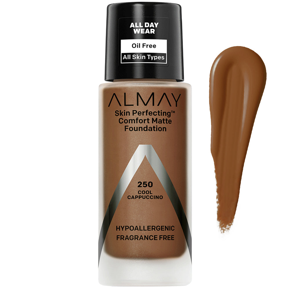 Almay Skin Perfecting Comfort Matte Foundation 250 Cool Cappuccino