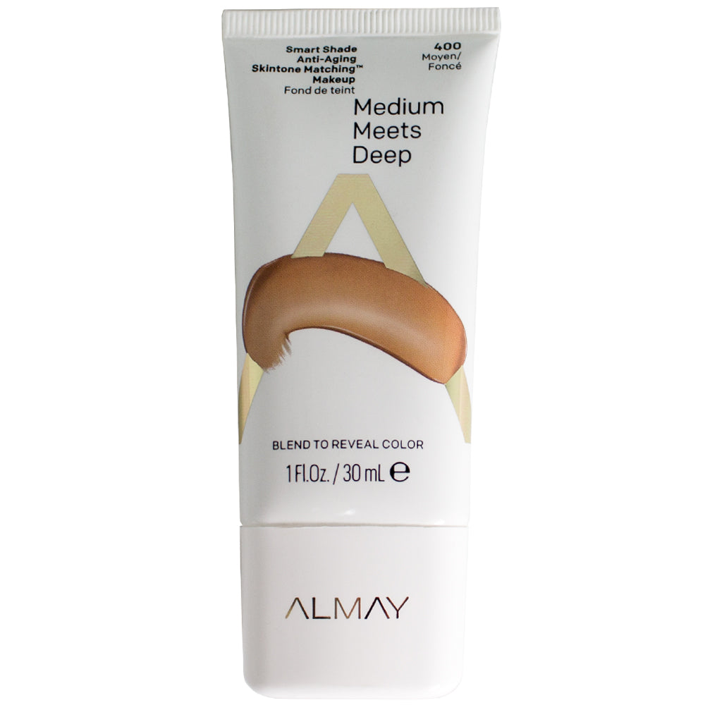 Almay Smart Shade Anti-Aging Skintone Matching Makeup 400 Medium Meets Deep