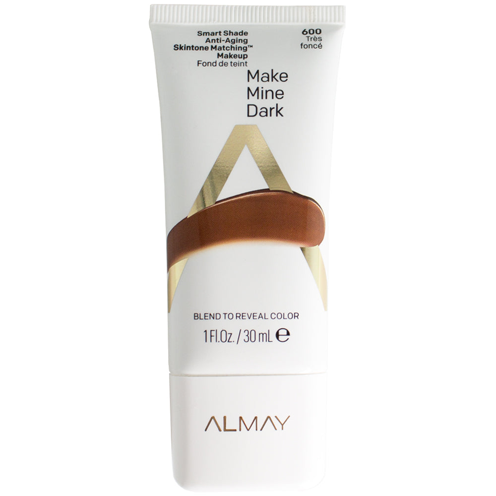 Almay Smart Shade Anti-Aging Skintone Matching Makeup - 600 Make Mine Dark 600 Make Mine Dark