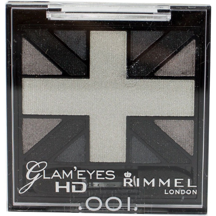 Rimmel Glam'Eyes HD Eye Shadow Quad 001 Black Cab