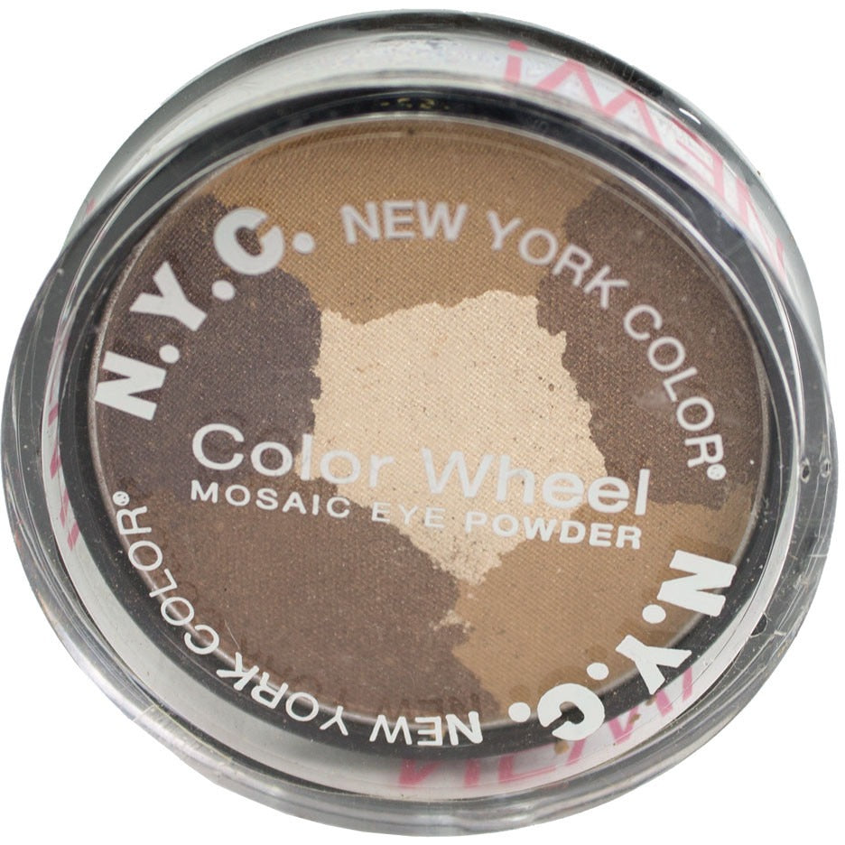 NYC New York Color Color Wheel Mosaic Eye Powder 820B Brown Sugar