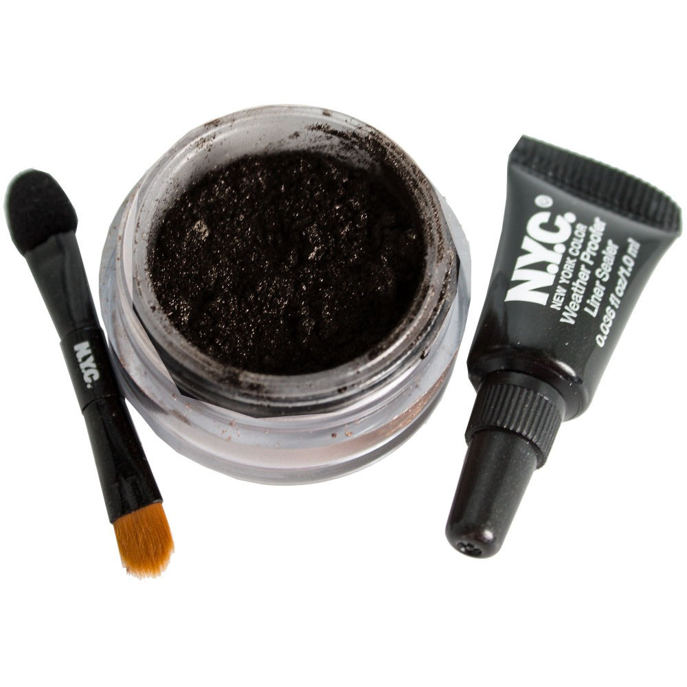 NYC New York Color Smooth Mineral Loose Eye Powder Kit 838B Black Onyx