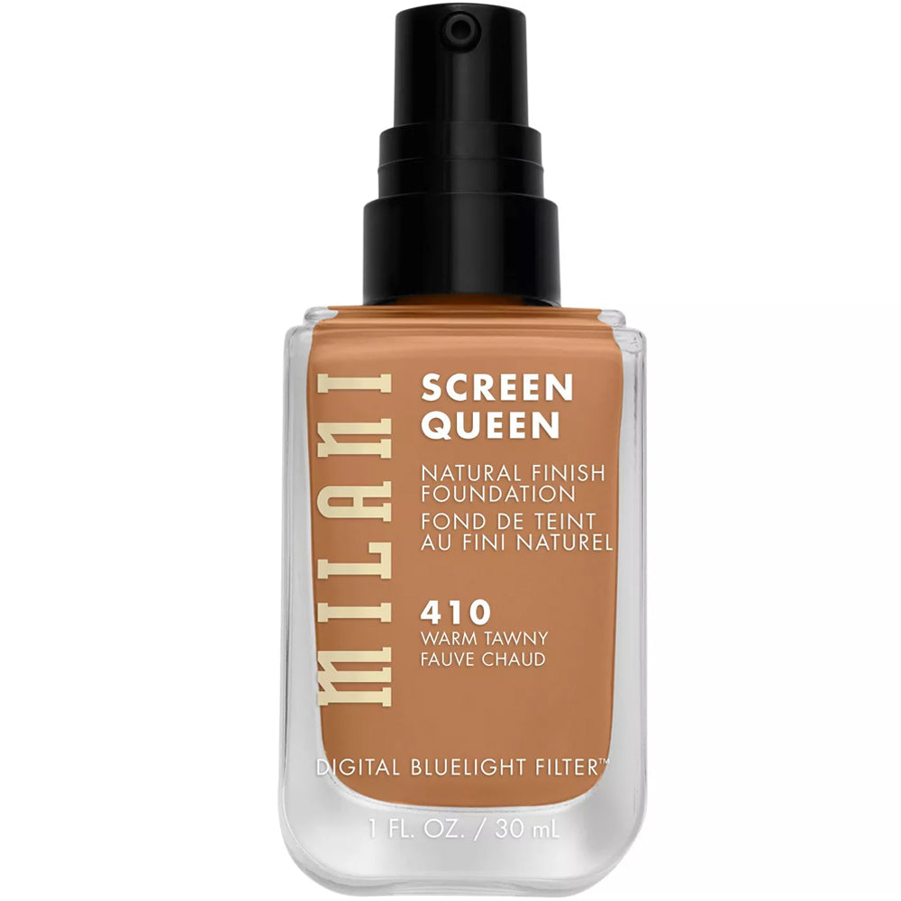 Milani Screen Queen Natural Finish Foundation 410 Warm Tawny