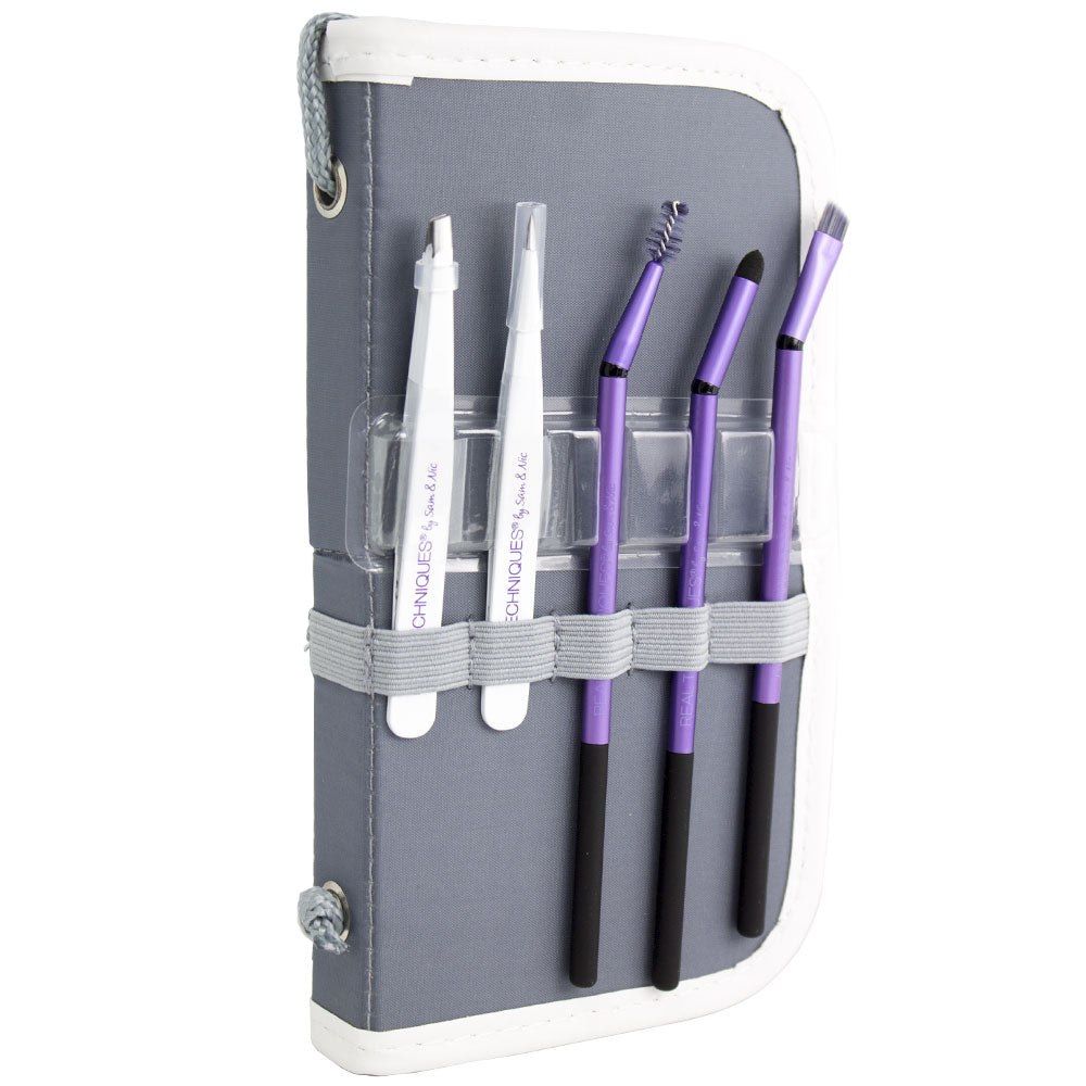 Real Techniques 5-Piece Brow Set with Panoramic Case