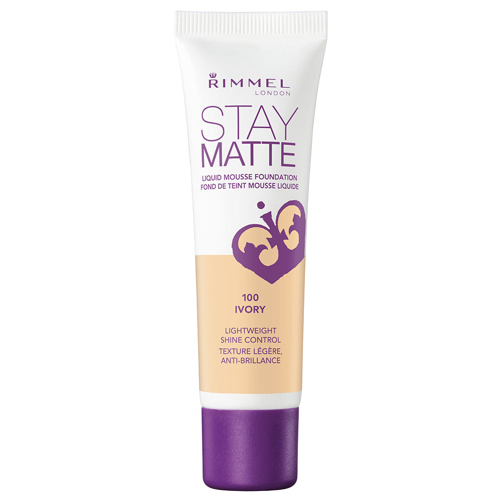 Rimmel Stay Matte Liquid Mousse Foundation 100 Ivory