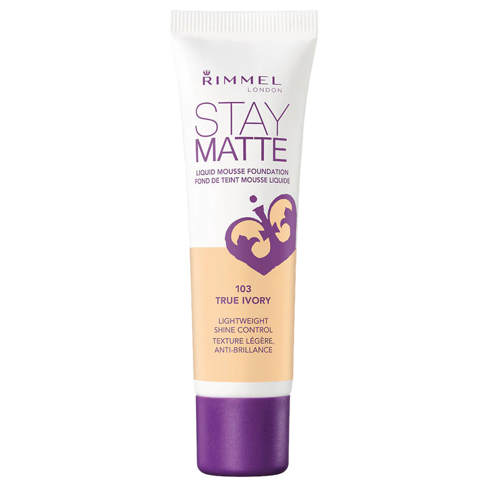 Rimmel Stay Matte Liquid Mousse Foundation 103 True Ivory