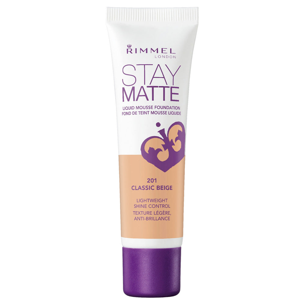 Rimmel Stay Matte Liquid Mousse Foundation 201 Classic Beige