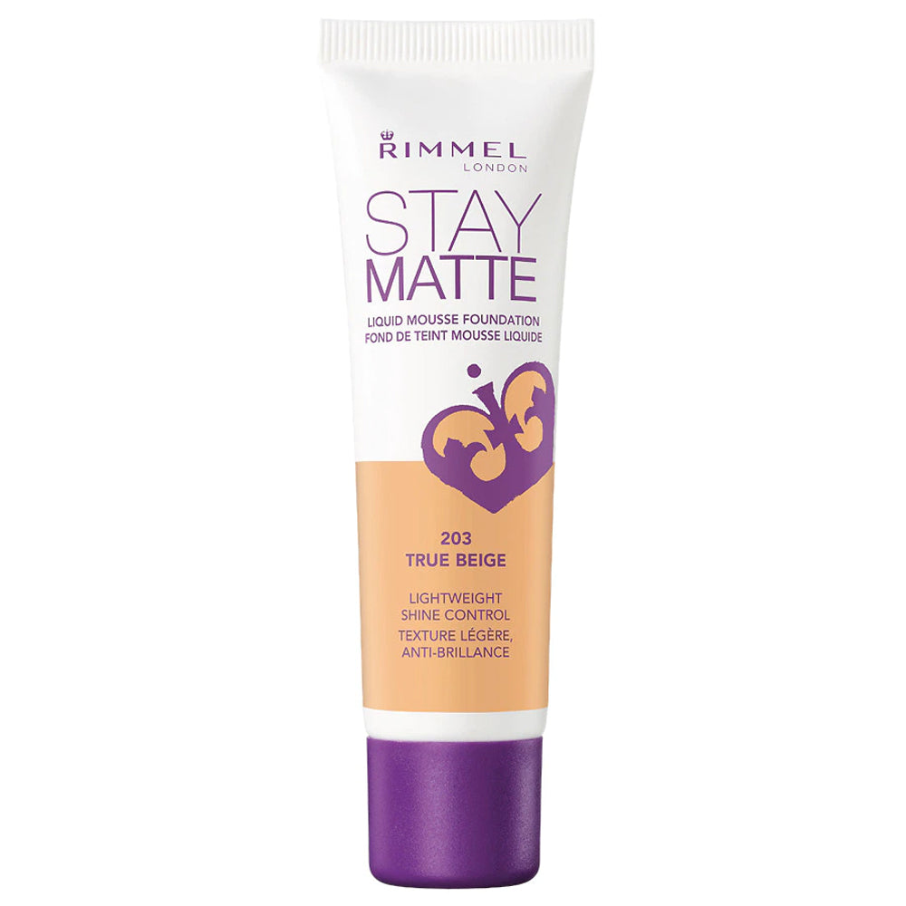 Rimmel Stay Matte Liquid Mousse Foundation 203 True Beige