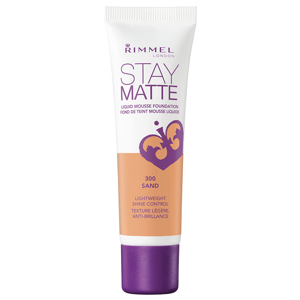 Rimmel Stay Matte Liquid Mousse Foundation 300 Sand