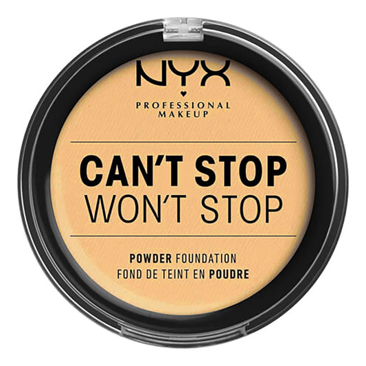 NYX Can't Stop Won't Stop Powder Foundation 09 Medium Olive