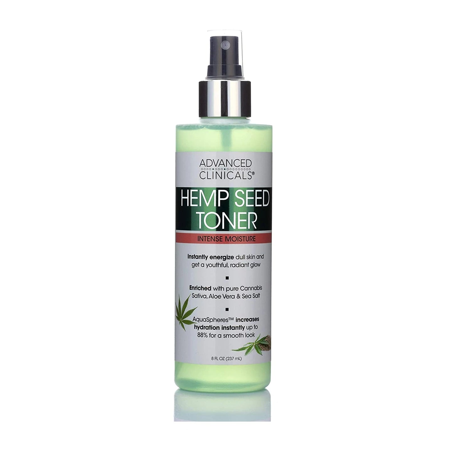 Advanced Clinicals Hemp Seed Toner 8 fl oz