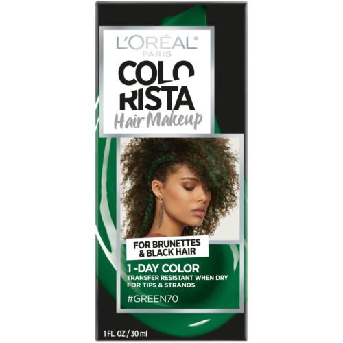Loreal Colorista Hair Makeup 1-Day Haircolor 70 Green