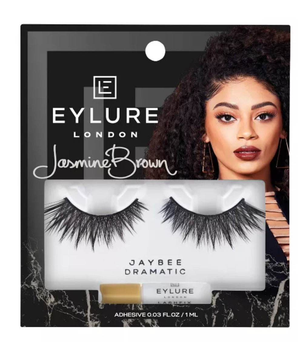 Eylure Jasmine Brown Jaybee Dramatic Lashes with Adhesive