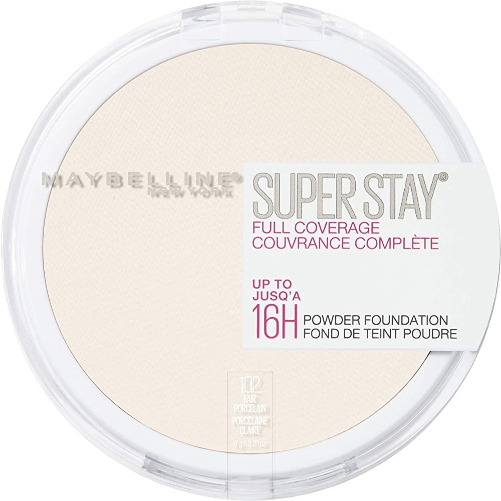 Maybelline SuperStay Full Coverage Powder Foundation 102 Fair Porcelain